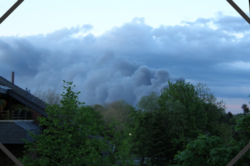 Kühlhausbrand Fleischfabrik Mönchengladbach